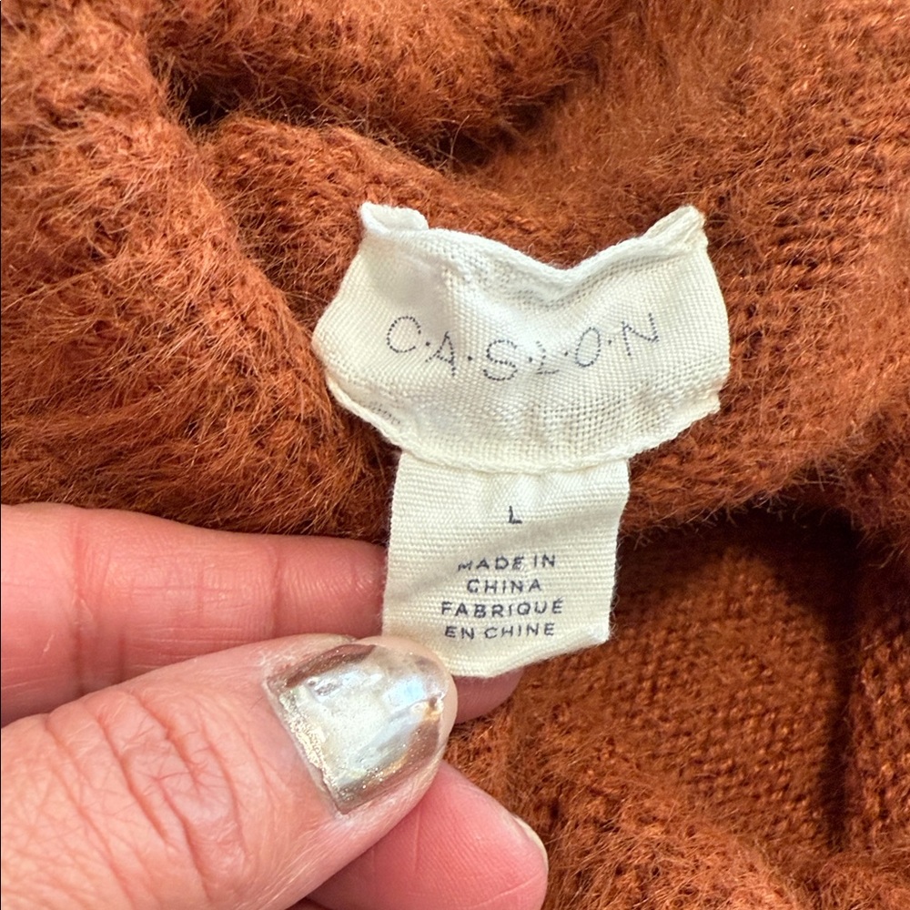 Cozy Brown Turtleneck Sweater - Picture 7 of 7